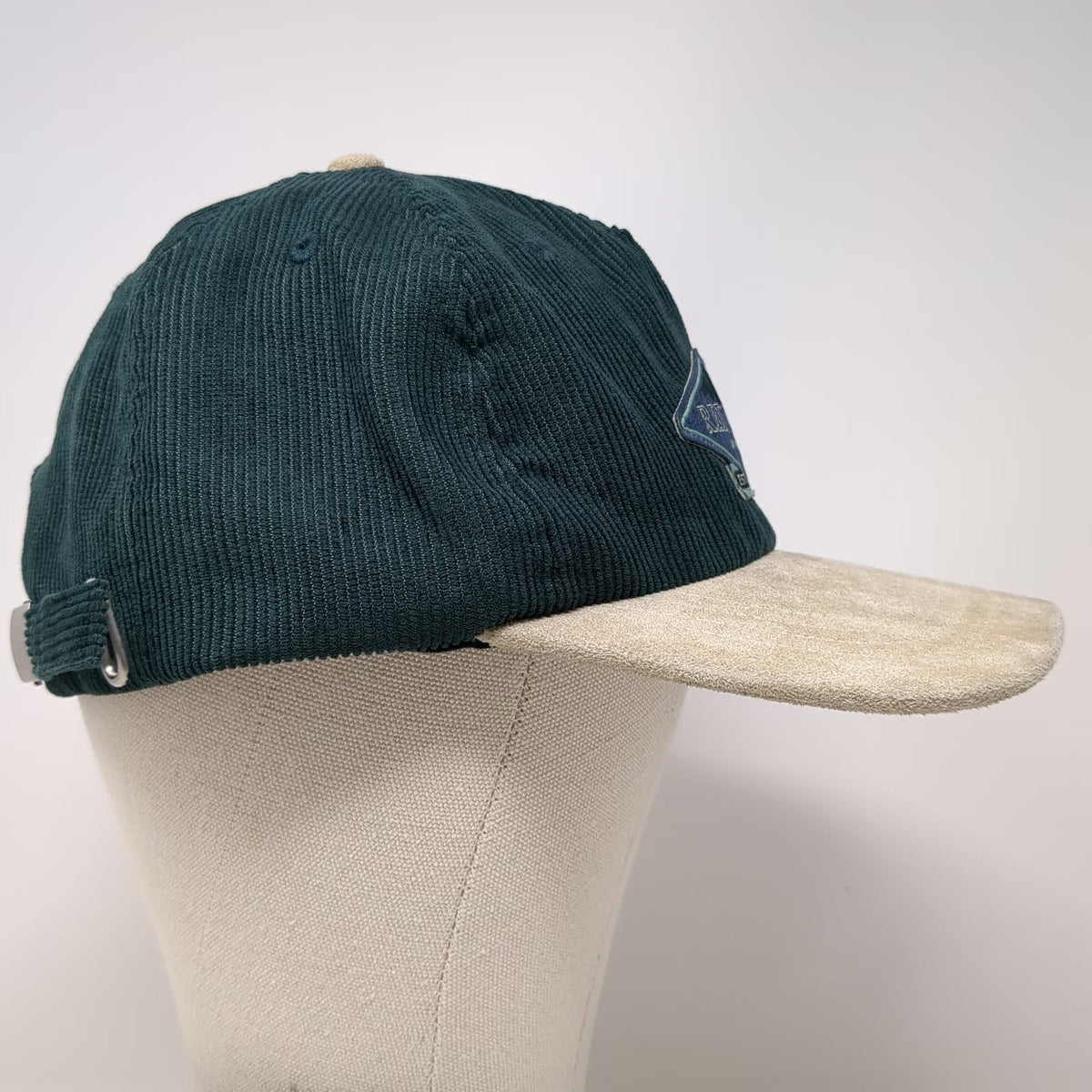Cotton On 5 Panel Hat Green One Size Corduroy Suede Brim California Redwood