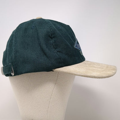 Cotton On 5 Panel Hat Green One Size Corduroy Suede Brim California Redwood