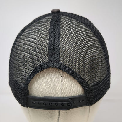 Bass Pro Shops Trucker Hat Black One Size Mesh Back Snapback Bass Fish Patch