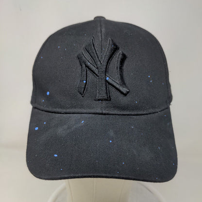 MLB Men's Slideback Hat Black Adjustable Embroidered New York Yankees Logo