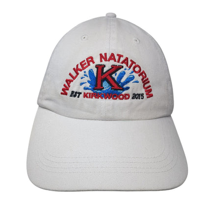 Walker Natatorium Kirkwood Est 2015 Baseball Cap White OS Adjustable Cap America