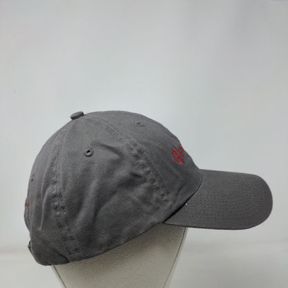 Off The Grid Slideback Hat Gray One Size Embroidered 6 Panel Fahrenheit