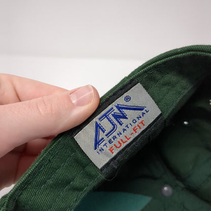Nootin Resort Strapback Hat Green One Size Adjustable Embroidered
