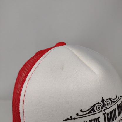 Tylor and The Train Robbers Snapback Trucker Hat Red OSFA Mesh Back Cobra