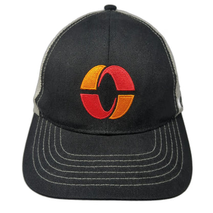 Paylocity Snapback Trucker Hat Black Gray Mesh One Size Corporate Logo Software