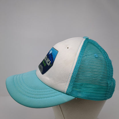Costa Rica Pura Vida 1821 Snapback Trucker Hat Blue One Size Mesh Back