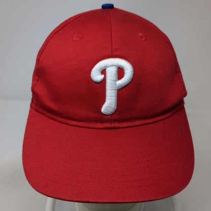 OC Sports Philadelphia Phillies MLB Red Baseball Cap OSFM Strapback Adjustable