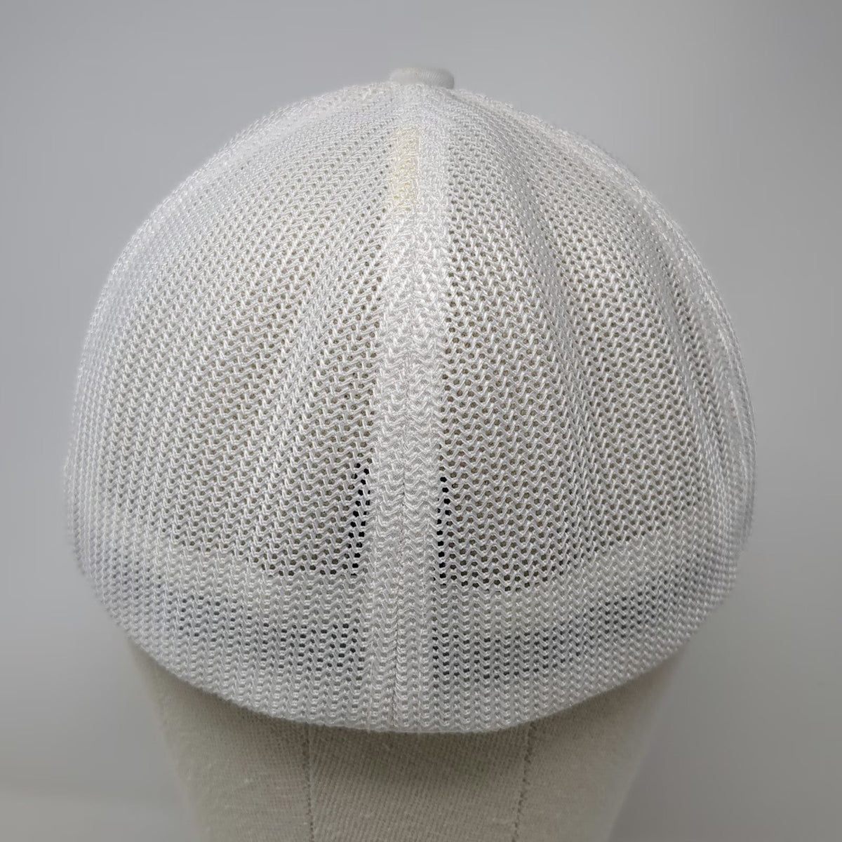 Port Authority White Baseball Cap XL Mesh Stockholm Precision Tools Patch Hat