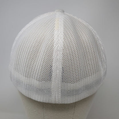 Port Authority White Baseball Cap XL Mesh Stockholm Precision Tools Patch Hat