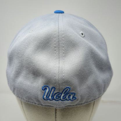 UCLA Bruins Top of the World Gray Blue 7 1/4 Fitted Flat Brim Embroidered Hat