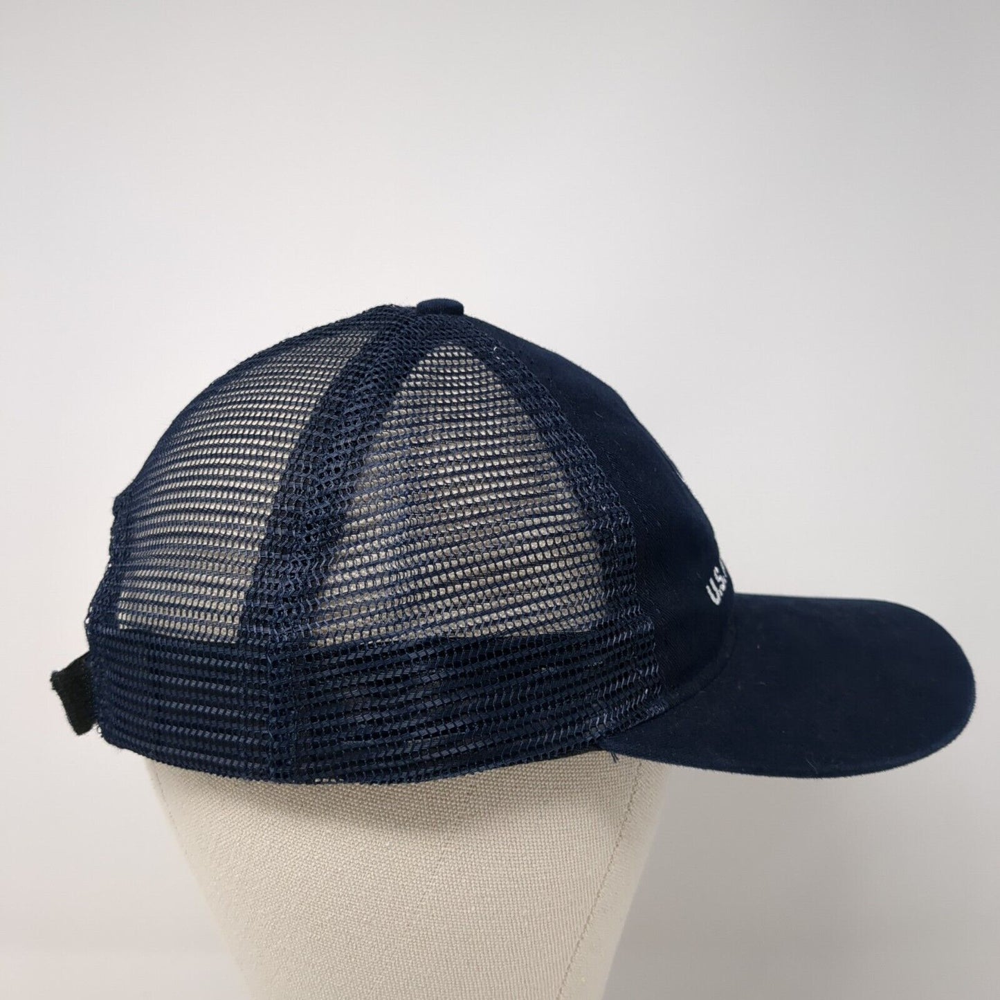 US Air Force Strapback Trucker Hat Blue OS Adjustable Embroidered Mesh Back