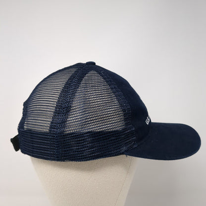 US Air Force Strapback Trucker Hat Blue OS Adjustable Embroidered Mesh Back