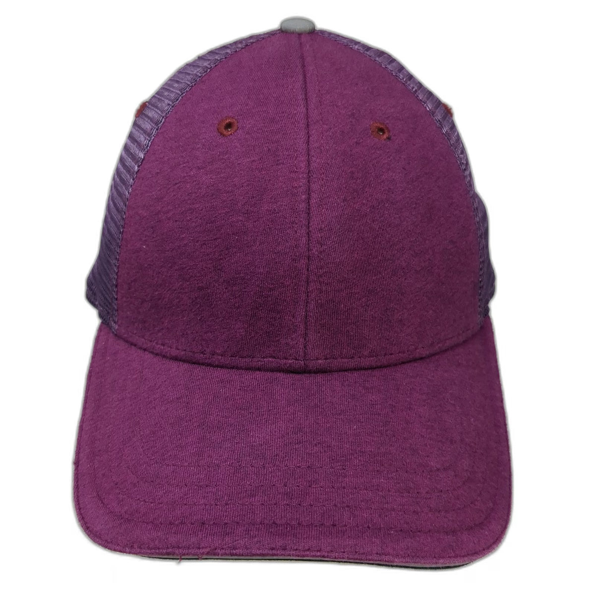 Athleta Trucker Hat Purple OS Mesh Back Snapback Cotton Blend Activewear Workout