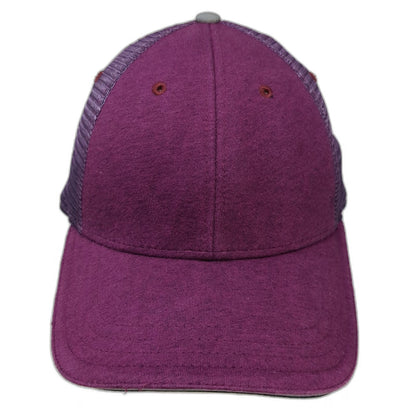 Athleta Trucker Hat Purple OS Mesh Back Snapback Cotton Blend Activewear Workout