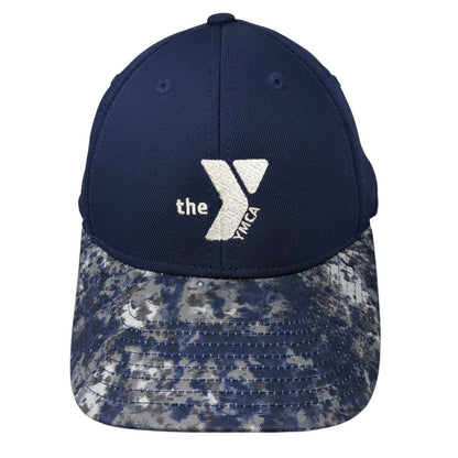The YMCA Team Idaho Strapback Hat Blue One Size Adjustable Embroidered Sport-Tek