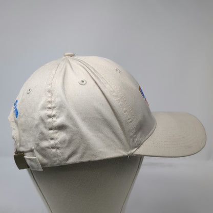 Beige Baseball Cap One Size United We Stand American Flag Patch Cotton Hat Slide