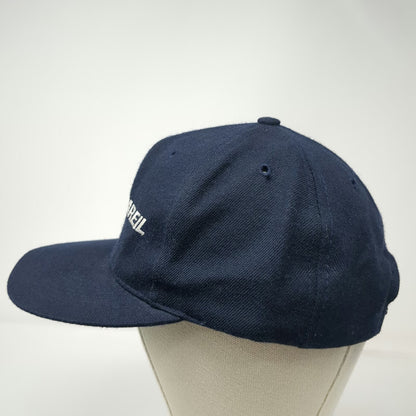 Otto Snapback Blue Hat One Size Nonpareil Logo Green Underbrim 6 Panel Acrylic