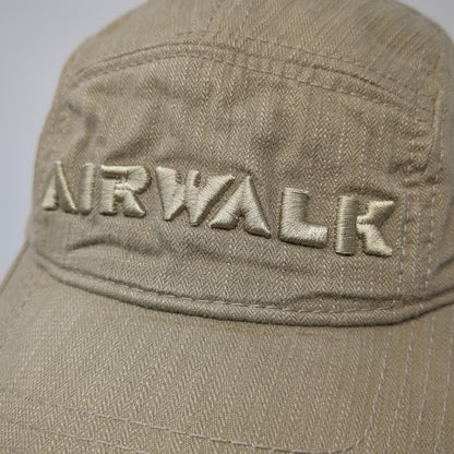 Air Walk Slideback 5 Panel Cap Brown One Size Adjustable Embroidered Concept One