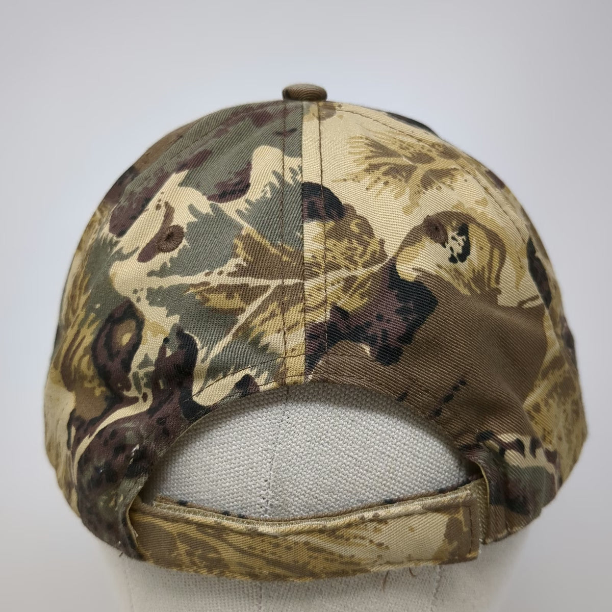 nVent Caddy Camo Baseball Cap OSFM Beige Hat Embroidered Electrical Strapback