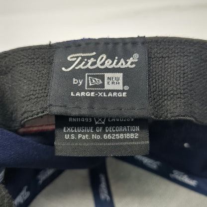 Titleist Baseball Cap Blue XL Ryder Cup 2016 New Era Fitted Stretch Golf Hat