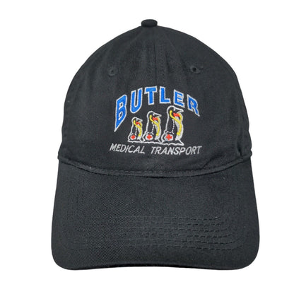 Butler Medical Transport Penguin Slideback Hat Black One Size Embroidered