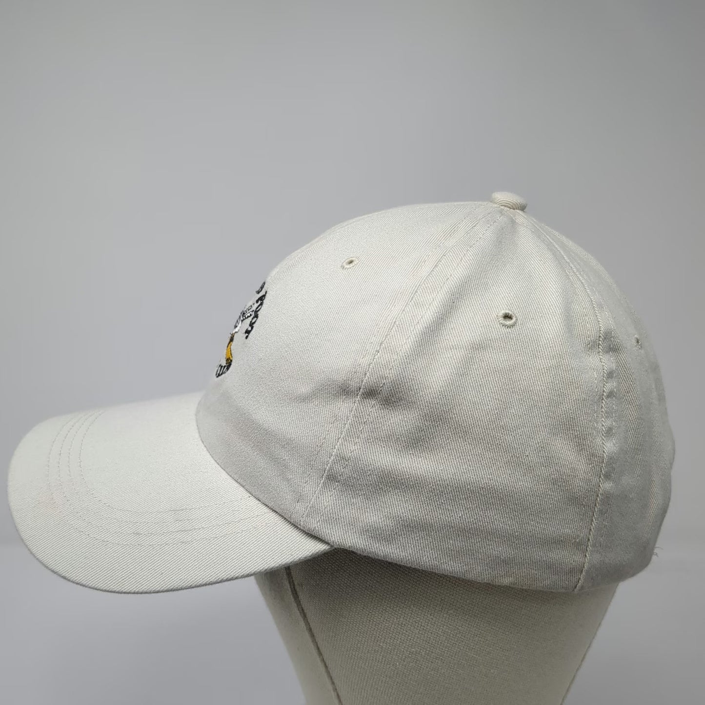 Ahead Winged Foot Golf Club Hat Baseball Cap Beige One Size Slideback Sports