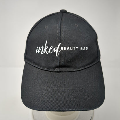 Inked Beauty Bar Slideback Hat Black One Size Adjustable Graphic Print Cotton
