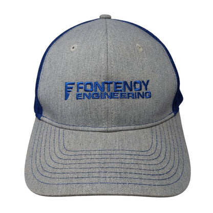 Fontenoy Engineering Snapback Trucker Hat Multi One Size Mesh Back