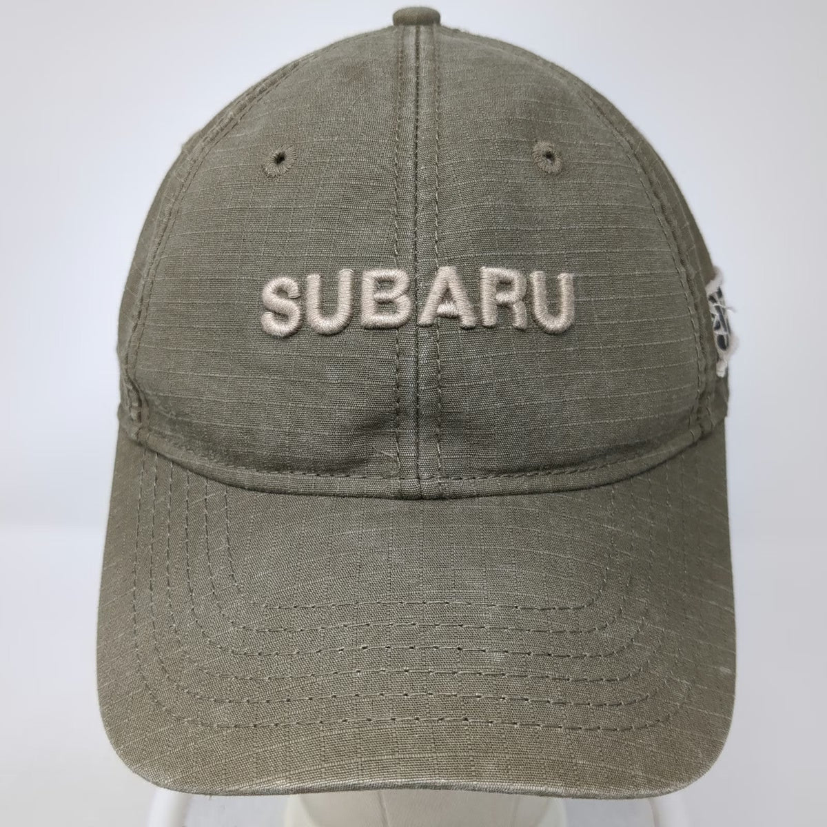Overland Subaru Green Baseball Cap One Size Ripstop 1958 Patch Strapback Hat