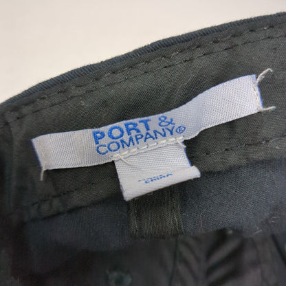 B Est. 1881 Strapback Hat Blue One Size Adjustable Port & Company