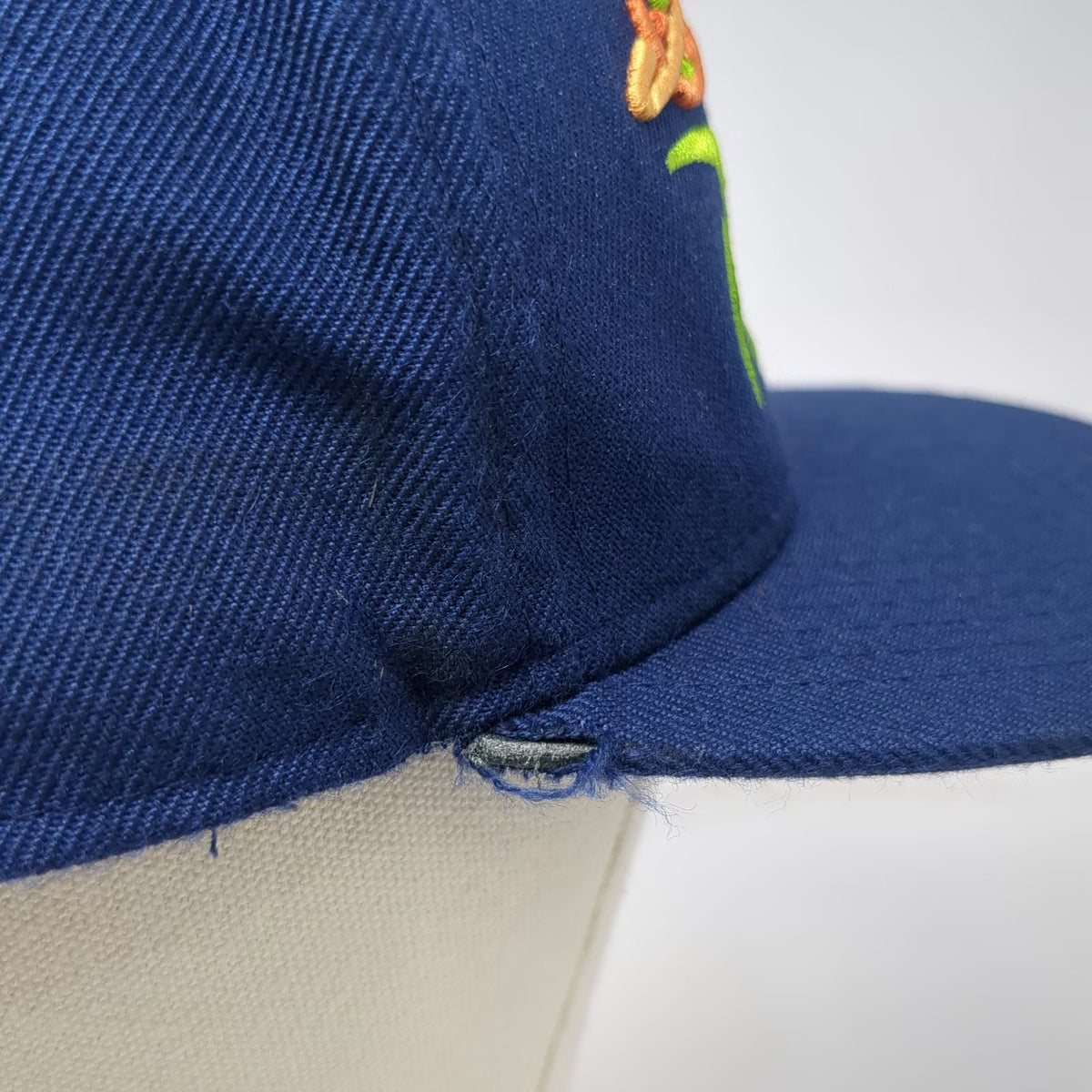 Disney 5 Panel Blue Hat One Size Pizza Planet Toy Story Graphic Snapback