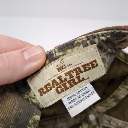 RG Realtree Girl Slideback Hat Brown One Size Adjustable Embroidered 6 Panel