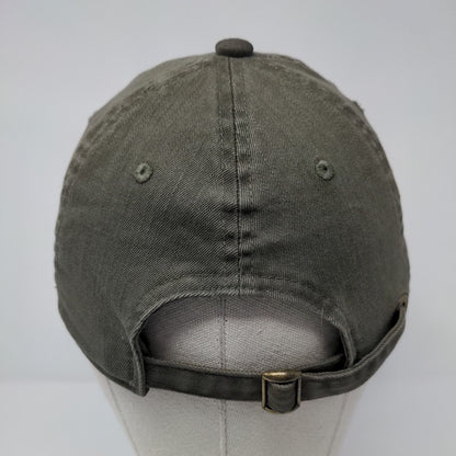 Unbranded Slideback Hat Brown OSFA Adjustable 6 Panel Blank Solid