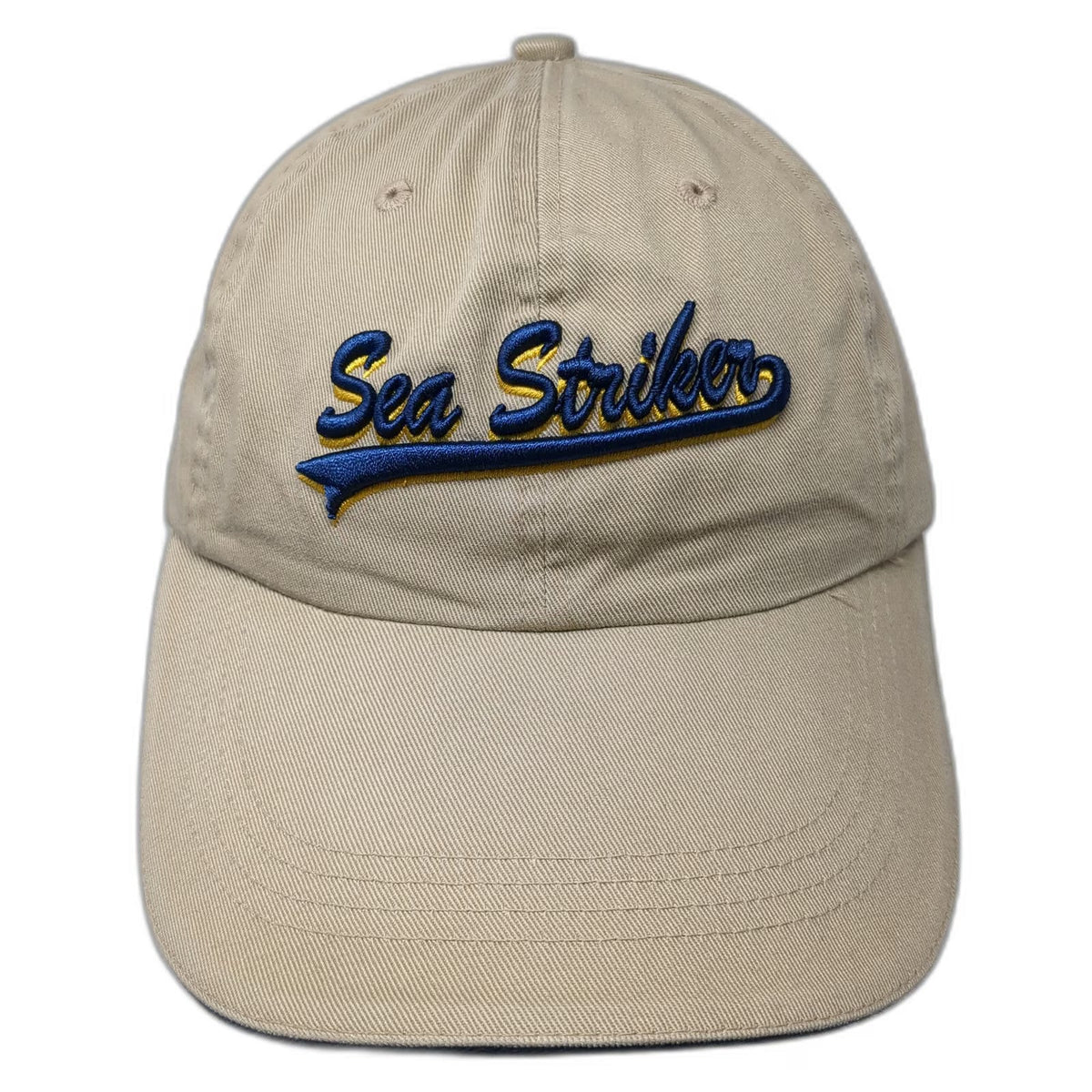 Cap America Sea Striker Bill Fisher Beige One Size Baseball Cap Hat Strapback
