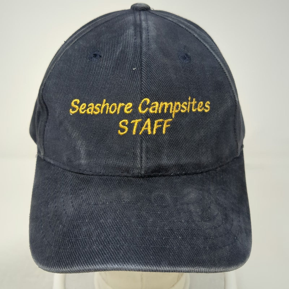 Fahrenheit Baseball Cap Blue OSFM Seashore Campsites Staff Hat Slideback Cotton