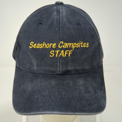 Fahrenheit Baseball Cap Blue OSFM Seashore Campsites Staff Hat Slideback Cotton