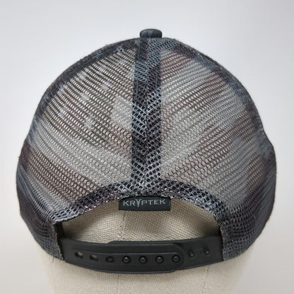 Kryptek Trucker Hat Gray One Size Typhon Camo Spartan Helmet Snapback Mesh