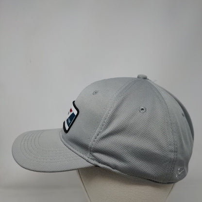 Ring Power Patch Fitted Hat Gray L/XL Solid 6 Panel Outdoor Cap