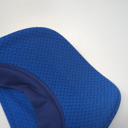 Augusta Sportswear Strapback Visor Hat Blue One Size Adjustable Blank