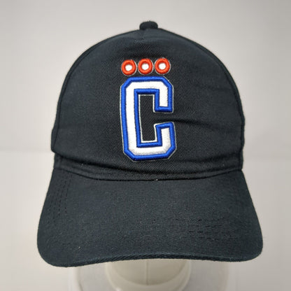 Corona Racing Strapback Hat Black One Size Adjustable Embroidered 6 Panel
