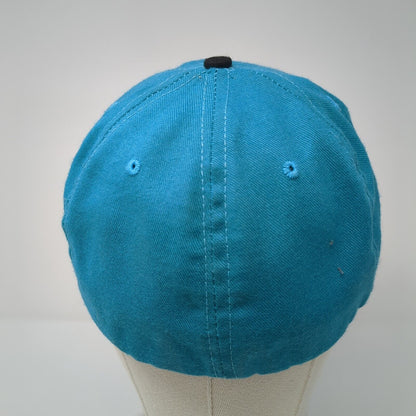 Twin City Knitting Fitted Baseball Cap Blue 7 3/8 Lightweight Colorblock Blank