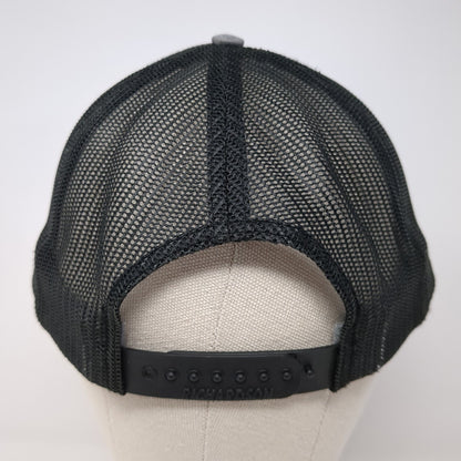 Whiskey Bent Hat Co. Snapback Trucker Hat Gray One Size Mesh Back