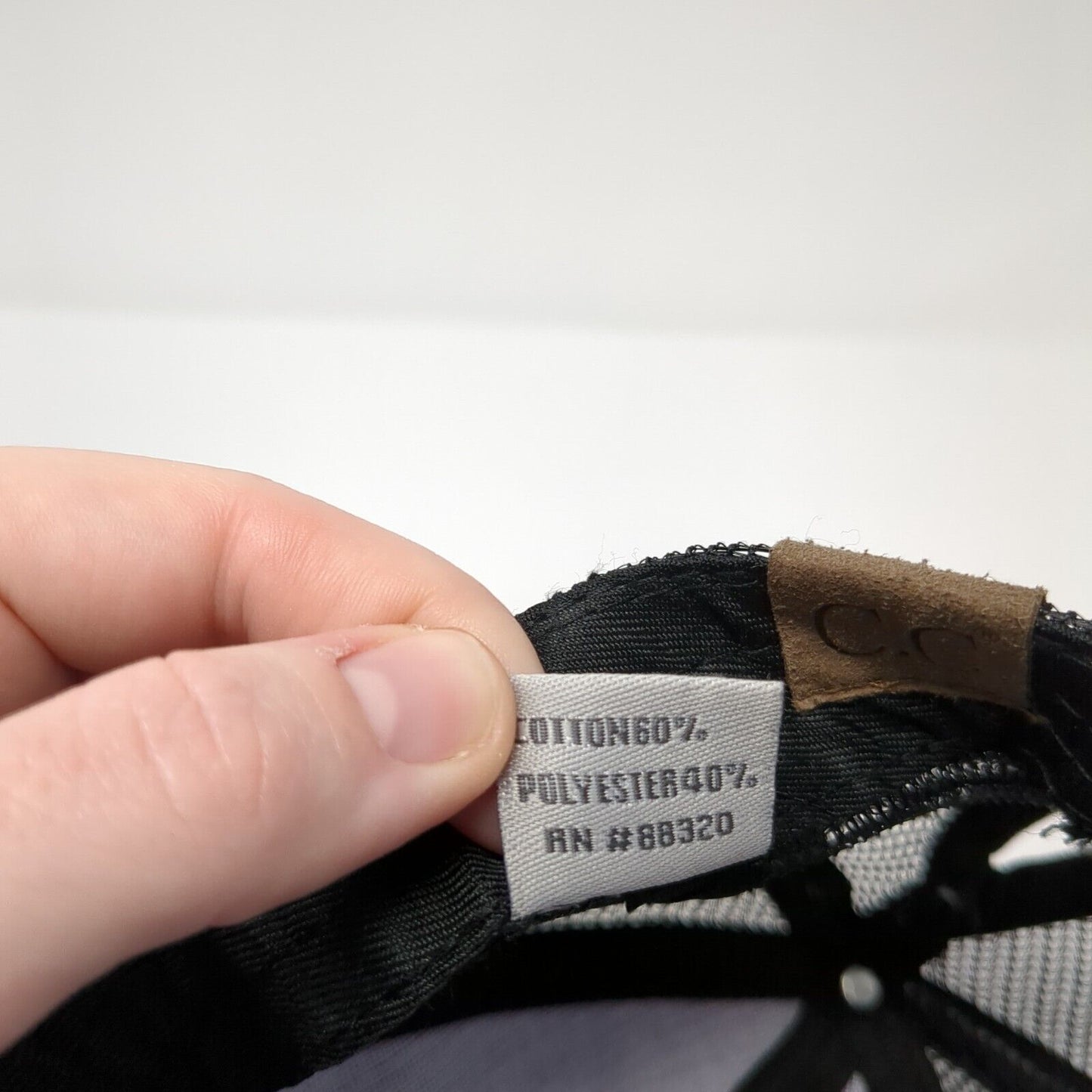 Soccer Hair Don't Care Strapback Trucker Hat Black One Size Ponytail