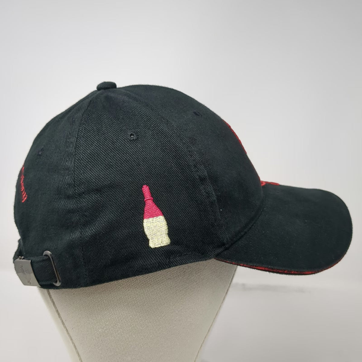 Compagnia del Chianti Baseball Cap Black One Size Rooster Tuscany Wine Hat