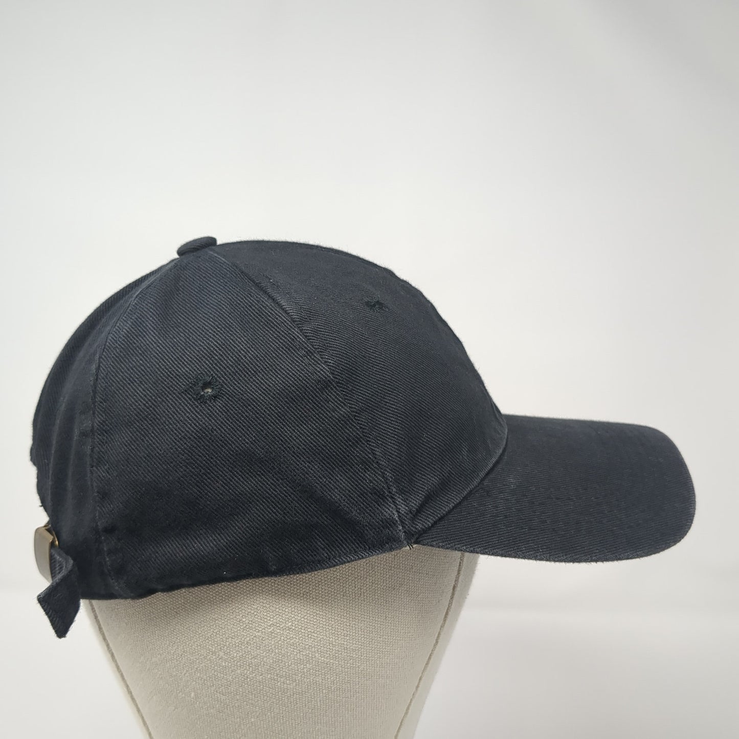 Merona Slideback Hat Black One Size Adjustable Solid 6 Panel Blank