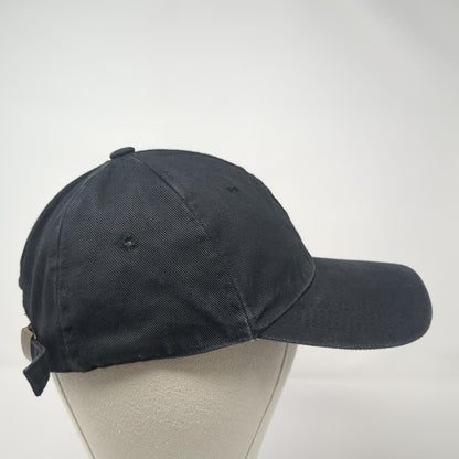Merona Slideback Hat Black One Size Adjustable Solid 6 Panel Blank