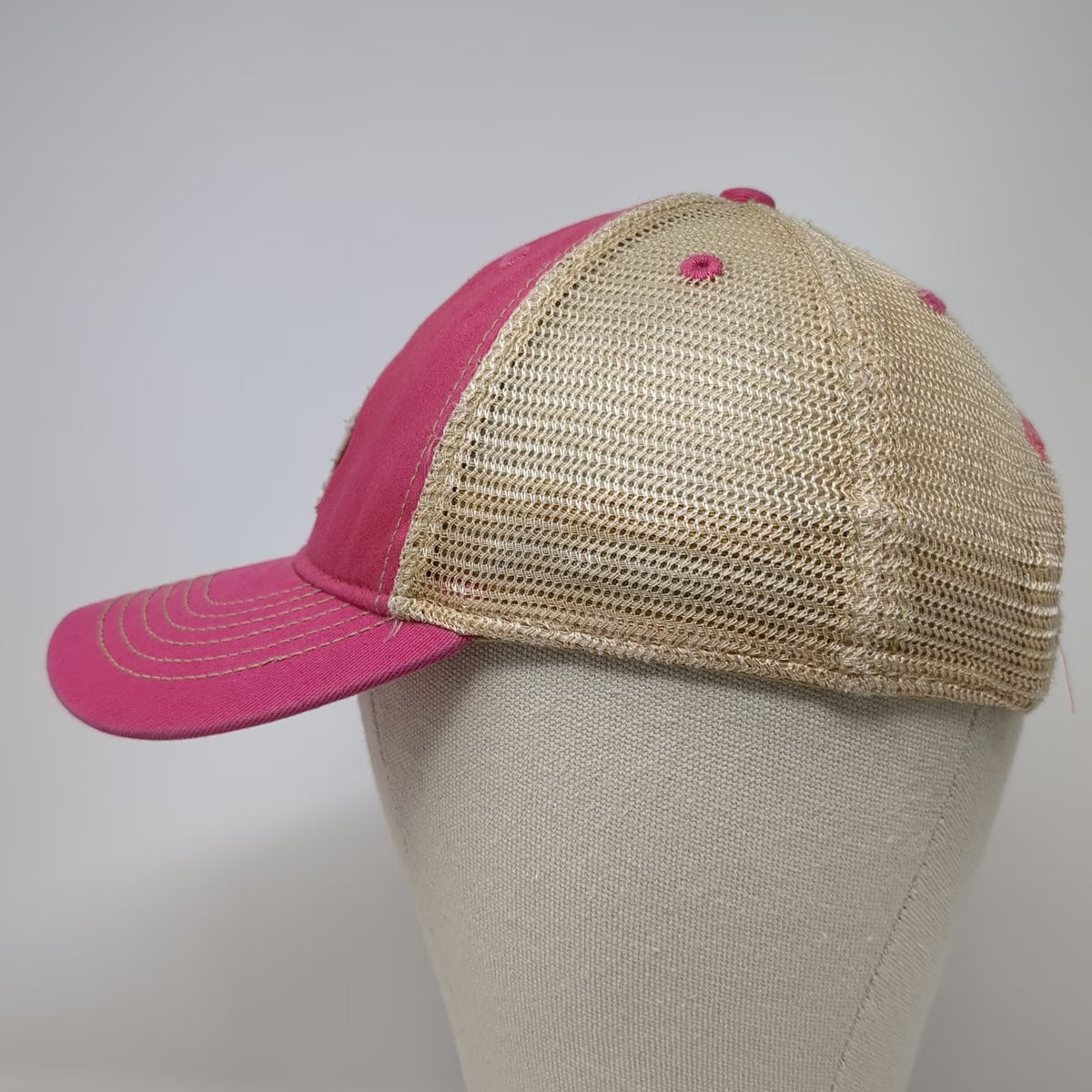 Legacy Trucker Hat Pink One Size Jackson Hole Bucking Horse Snapback Mesh Cap