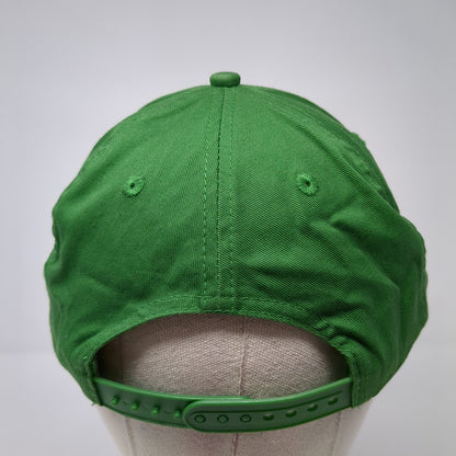 John Deere Logo Snapback Hat Green One Size Adjustable Cotton 6 Panel