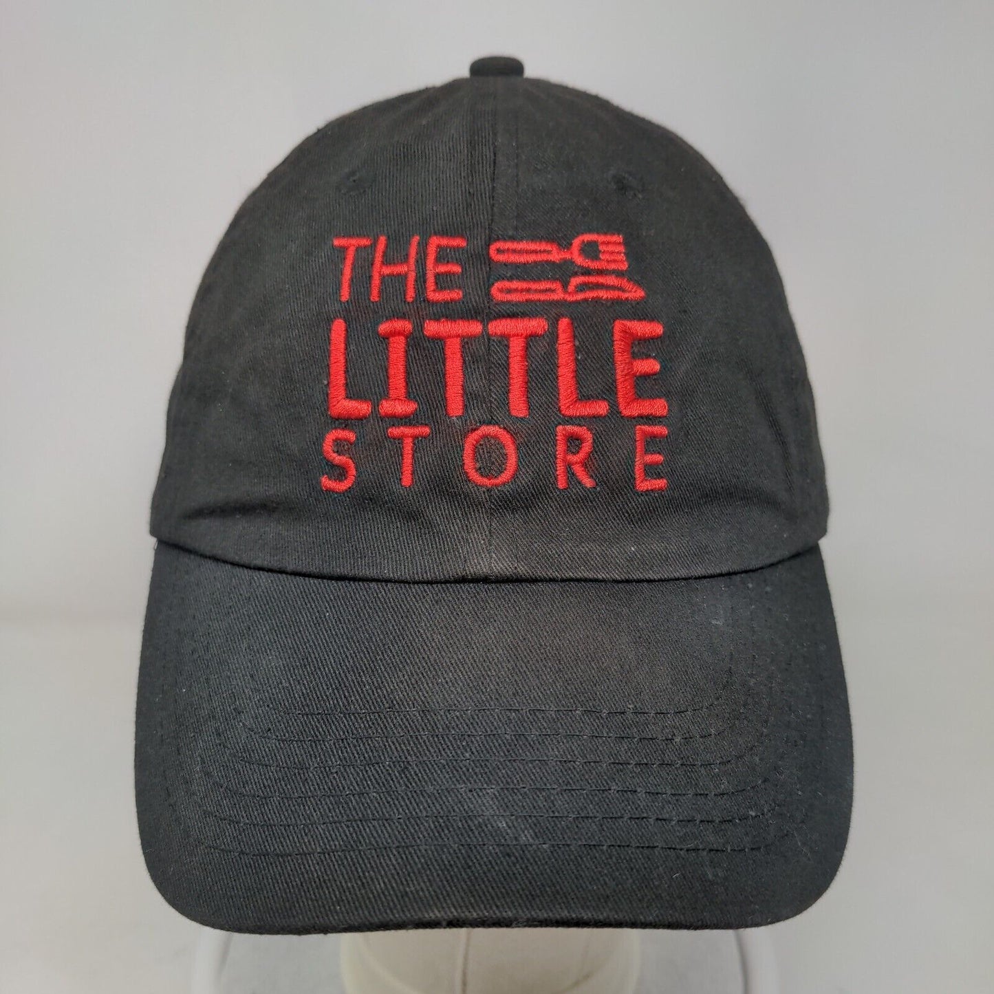 The Little Store 01945 Slideback Hat Black One Size Embroidered 6 Panel