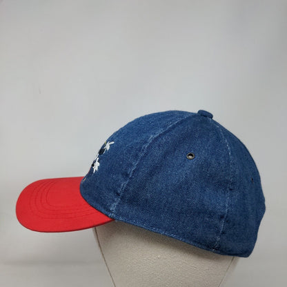Disney Mickey Unlimited Stretchy Hat Mickey Mouse Embroidered Logo Denim Blue